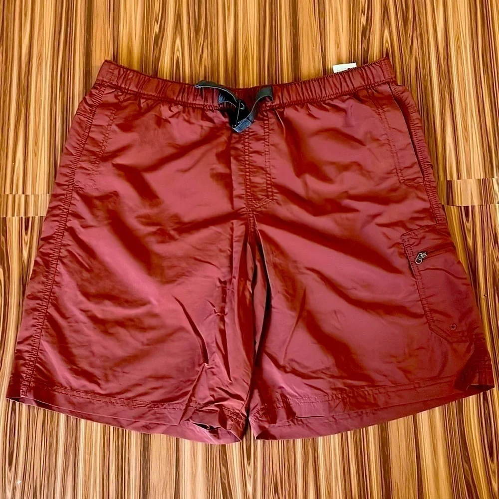 COLUMBIA OmniShade Nylon Hiking Shorts Size Large